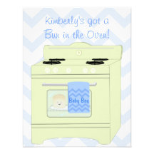 Bun in the Oven Boy Announcements