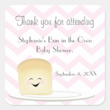Bun in the Oven Pink Sticker