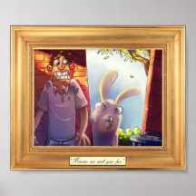 Bunnies can smell your fear print