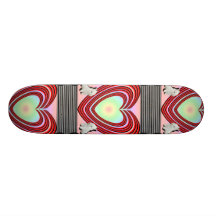 Bunnies Heart Frame Big Skate Board