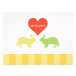 Bunnies Save the Date Announcement