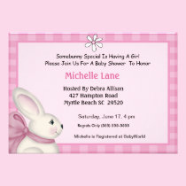 Bunny Baby Shower Invitation invitations