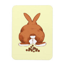 Bunny Butt Flexible Magnet