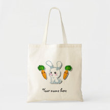 Bunny & Carrots Custom Bag