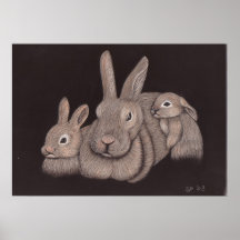 Bunny Family Posters