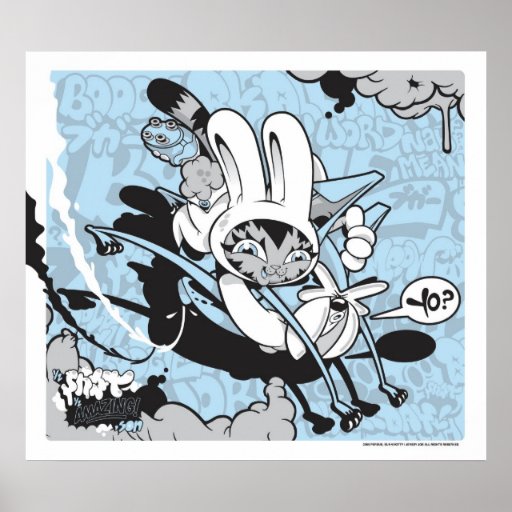 Bunny Kitty and Jersey Joe Poster