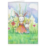 Bunny Mama and Child Card