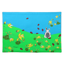 Bunny On The Hill Placemat