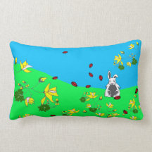 Bunny OnThe Hill Pillow
