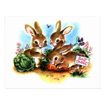 Bunny Patch Postcard