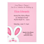 Bunny Rabbit Birthday Invitation