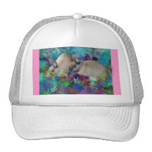 Bunny Rabbits in Fantasyland: A Hare Tale Mesh Hats