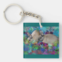 Bunny Rabbits in Fantasyland: A Hare Tale Acrylic Key Chains