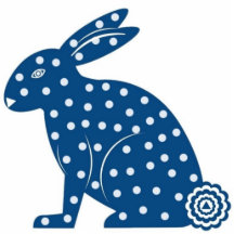 Bunny Sculpture Photo Cutout