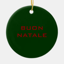 BUON NATALE CHRISTMAS ORNAMENT