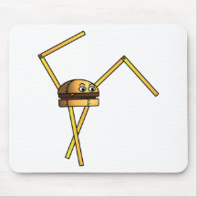Burger Bot Mouse Pad