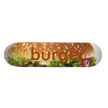 burger custom skate board
