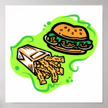 Burger & Fries Posters