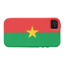 Burkina Faso Flag Tough™ iPhone 4 Case