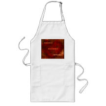 Burlap Heart Apron (kissable, huggable, loveable)