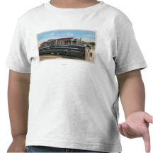 Burlington Railroad Station View T-shirt