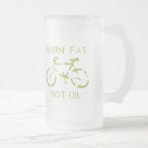 Burn fat not oil coffee mug