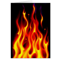 Burning Desire Greeting Cards
