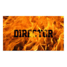 Burning Fire Commercial Director Business Card