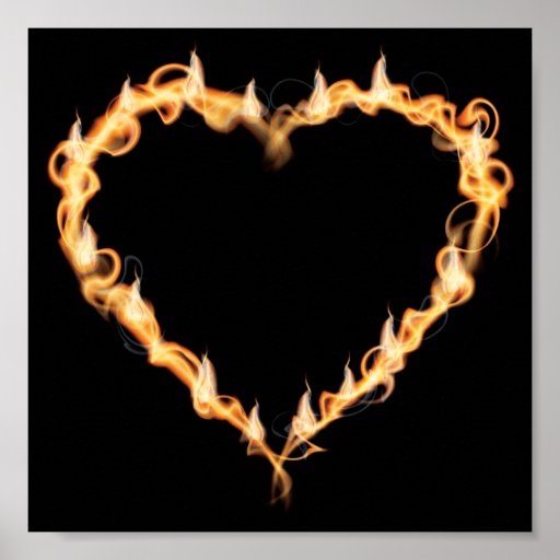 fire heart clipart - photo #44