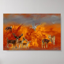 burning poster