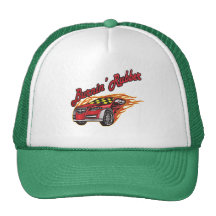 Burning Rubber Racing Gifts Mesh Hat