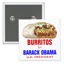 Burritos for Obama buttons