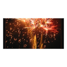 Burst N Sparkle Photo Greeting Card