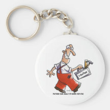 Burt - The Independent Worker Key Chain