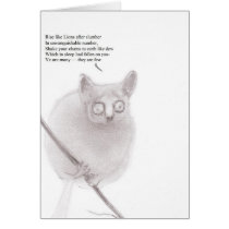 Bush baby anarchist cards