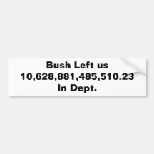 Bush Bumper Stickers