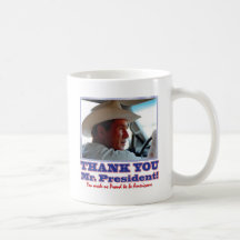 Bush-Thank-You-American Coffee Mugs