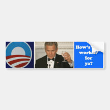 Bush Toast Bumper Sticker