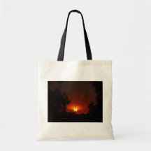 Bushfire Sunset In The Trees Bags