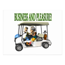 Business And Pleasure Post Cards