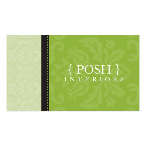 BUSINESS CARD :: divinely damask L 4