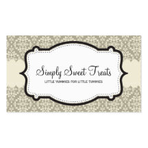 BUSINESS CARD :: funky damask 9L