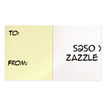 Business Card - Holiday Tag