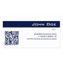 Business Card Imperial Dark Blue