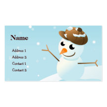 Business Card Merry Christmas
