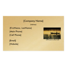 Business Card / Pease at Sunset