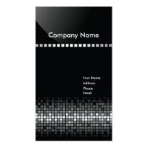 Business Card - Pixel (White)
