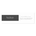 Business Card | Profile |black