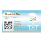 Business Card Template Beachside Bar