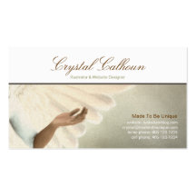 Business Card Template - Beautiful Angel Painting